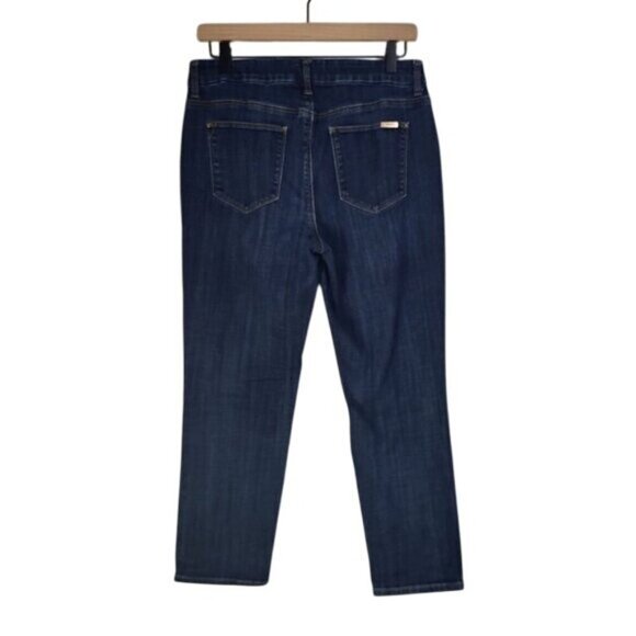 Chicos Womens So Slimming Girlfriend Crop Jeans~Size 0.5 (6/Small)~Blue Denim - Picture 2 of 12
